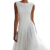 2026 Amazon Comercio Exterior Transfronterizo Sitio Independiente de Amazon Vestido Elegante de Fiesta con Escote Bardot para Vacaciones