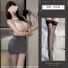 Lencería Sexy con Encaje Estilo Secretaria Ropa de Noche, Vestido Bodycon para Mujer Set de Uniforme para Juego de Roles