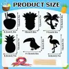 Arte de Rascado Temática Hawaiana Transfronterizo Juguetes de Graffiti DIY para Niños Papel de Dibujo para Bocetos Venta al por Mayor