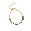 [Ice Meng] Diseño Original Piedra Natural Pulsera Estrella Hecha a Mano Cuentas Chapado 18K Pulsera B551