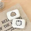 Nuevo Estuche de Lentes de Contacto de Dibujos Animados Lindo para Niñas, Sencillo, Compacto, Portátil, con Espejo, Estuche de Lentes de Contacto, Caja de Cuidado, Mayoreo