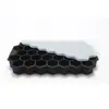 Forma de Gelo Quadrada de 6 Peças Mais Vendida Transfronteiriça, Caixa de Gelo com Tampa, Forma de Gelo Redonda, Cubo de Gelo, Molde de Forma de Gelo, Forma de Gelo de Silicone