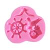 Molde de Silicona de Gaviota, Ancla, Timón, Ave Marina para Decoración de Pasteles de Fondant y Chocolate