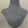Moda simple diseño nicho japonés TEN collar colgante de barra transversal de plata de ley 925 cadena de clavícula femenina uso superpuesto a juego