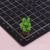 Simulación 3D planta en maceta resina accesorios hechos a mano DIY pegamento de crema adornos de micro paisajismo funda de teléfono accesorios para el cabello llavero