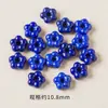 Cuentas Redondas de Lapislázuli Crudo Natural Cuentas para Accesorios de Bricolaje Azul Imperial Cuentas Sueltas Cuentas Barril Cuentas para Hilo Cuentas Espaciadoras Accesorios para Pulseras de Cristal