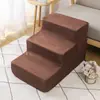 Popular Escalera para Sofá Arriba y Abajo de Mascotas de Amazon, Peldaños de Esponja Removibles y Lavables para que Perros y Gatos Suban y Bajen de la Cama, Antideslizante