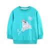 Suprimento Transfronteiriço 2026 Moletom Infantil com Estampa de Desenho Camisa Esportiva Infantil Tricô de Algodão Gola Redonda Pulôver