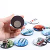 Ímã de geladeira de cristal tridimensional Decoração criativa de desenho animado Adesivos magnéticos de atrações turísticas DIY Presentes comemorativos