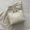 Bolsa saco, grande capacidade, bolsa feminina popular, nova bolsa tote da moda, elegante e versátil, bolsa de ombro casual para o dia a dia