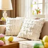 Funda de Almohada Conejito de Pascua en Ins Funda de Cojín de Conejo Blanco Lindo Sala de Estar Dormitorio Muebles Suaves Festival Abrazo