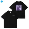 2025 Jisoo Turnê Asiática Concert Lightsloveaction Periféricos Jisoo Mesmo Estilo Roupas Camiseta de Manga Curta