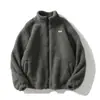 Otoño e Invierno 2025 Tendencia Nacional Polar de Algodón Ropa Exterior Holgada Estilo Bf Tops para Hombres y Mujeres Ropa de Pareja Chaqueta de Cuello Alto Ropa Exterior de Algodón Engrosada