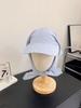 Gorro Sombrero Bufanda Triangular Retro Rayado Coreano para Hombres y Mujeres, Protección Solar Primavera y Verano, Gorra de Pato, Sombrero Baotou Hip-Hop para Exteriores