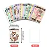 18 Lindas Tarjetas de Texto Divertidas de Animales de Dibujos Animados Amazon Temu Nuevas Tarjetas de Mensajes Decorativas Venta al por Mayor