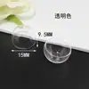 Tampa de Vidro Semicírculo Hemisférico Cor Transparente Colorida Frasco de Vidro Acessórios para Joias Artesanais DIY Material para Pingente de Colar