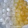 Urso Resinado com Cabeça de Gato e Patas de Gato que Mudam de Cor com Luz UV, Pulseira com Contas Espaçadoras para Celular, Acessórios para Corrente de Celular DIY Feita à Mão