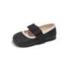 Zapatos de Cuero para Niñas 2026 Nuevo Estilo Coreano Zapatos de Princesa con Lazo Zapatos Suaves sin Cordones para Estudiantes Zapatos para Bebés y Niños