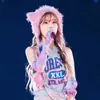 Venta Directa de Fábrica Mismo Estilo que Iu Lee Ji-Eun Gorro de Punto de Felpa con Orejas de Gato de Estrella para Mujer Dulce Versátil Adelgazante Pequeño Gorro