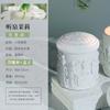 Estátua estilo europeu vela aromática fragrância vela sem fumaça cera de soja gesso relevo decoração de quarto presente de nicho