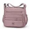 2026 Nova Bolsa Transversal de Tecido Oxford Multicamadas Bolsa Feminina Grande Capacidade Leve Casual Bolsa de Ombro Bolsa para o Dia a Dia Multibolsos