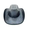Chapéu de Carnaval com Luz LED Personalizado pelo Fabricante Chapéu de Cowboy Colorido Iluminado Ocidental Exportação Chapéu de Cowboy Lantejoujado com Luz