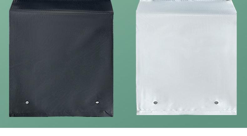3-黑色快递袋运输包装袋 灰色服装袋定制 3852加厚白色2