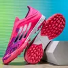 Novas chuteiras desociety de cano baixo com travas longas para competição, adequadas para homens, mulheres e adolescentes, disponíveis em estoque para atacado direto do fabricante, para uso esportivo e profissional ao ar livre