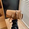 Bolsos de Mujer de Gama Alta Transfronterizos de Nicho 2025 Nuevo Verano Versátil Retro Bolso Cruzado Estilo Coreano Texturizado Bolso Pequeño Cuadrado