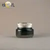 Conjunto de frascos de vidro preto degradê de alta qualidade, frasco vazio de loção de 30ml, pote de creme de 50g, materiais de embalagem para cuidados com a pele, atacado em estoque