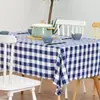 Toalha de Mesa Xadrez Pequena Quadrada Estilo Ins Retangular Tecido para Mesa Casa Pastoral Pequena Fresca Pano de Piquenique