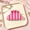 Nuevo clip de garra de PVC de lunares más vendido, pinza para el cabello de acrílico de tamaño mediano para mujer, adecuada para recogidos en la parte posterior de la cabeza, accesorio para el cabello tipo pinza de tiburón al por mayor