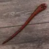 Área Turística Souvenir Antiguo Hecho a Mano Sándalo Rojo Pasador Estilo Chino Madera Broche de Madera para el Cabello para Mujeres