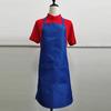 Fábrica mayorista de delantales logo estampado Moda Mujer supermercado hogar cocina impermeable hombre y mujer restaurante delantal de cuello