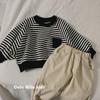 Sudadera de Manga Murciélago para Niños Estilo Coreano Primavera y Otoño 2026 Camiseta Holgada de Moda para Niños y Niñas Tops para Bebés