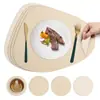 El tapete cuadrado de piel a cuadros pequeños más vendido de Amazon, de doble cara, para el hogar, hotel, comida occidental, impermeable, aislante, en stock