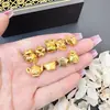 Suministrado directamente por el fabricante: Accesorios para Joyería DIY de Oro Arena Vietnamita, Tetera de Trébol de Cuatro Hojas, Conejo Lindo Personalizado, Venta al por Mayor de Joyería Pequeña de Yiwu