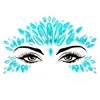 PARTYJOY artículo de venta caliente transfronterizo pegatinas de gemas para la cara pegatinas para cejas pegatinas faciales autoadhesivas de diamante pegatinas faciales para carnaval musical Halloween