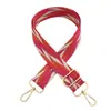 Nueva correa ancha de hombro ajustable de color contrastante con costuras de doble cara para hombro/cruzada, correa larga de repuesto para accesorios de equipaje, correa para bolso