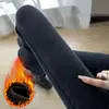 2026 Novas Calças Femininas Plus Size Outono Inverno Plus Veludo Gordo MM Espessado Outono Inverno Apertadas Elásticas Jeans Skinny