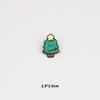 Broche de Navidad lindo caricatura Papá Noel insignia accesorios Hombre de jengibre árbol de Navidad alce insignia decoraciones