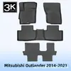 Adecuado para Mitsubishi Outlander 2014-2021 Tapetes de Piso 3D para Todo Clima de TPE