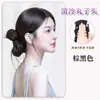 Xuchang Coque Postiça Cetim Presilha de Garra Pena de Galinha Coque Baixo Despojado Preguiçoso Fofo Parte de Trás da Cabeça Elástico de Cabelo Presilha de Garra