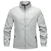 Jaqueta de Comércio Exterior Masculina Corta-Vento Primavera e Outono Tecnologia Três-Resistente Jaqueta Casual Solta com Capuz Profissional Exterior à Prova de Vento