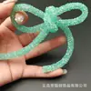 Grampo de Cabelo Laço Amarrado Transfronteiriço Luxo Super Brilhante Full Diamond Cordão de Laço Broche