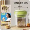 Xinzao Copo Caneca com Forma de Cubos de Gelo 3 em 1 Garrafa de Água Portátil Caixa de Gelo Copo de Água Tipo Pressão Copo de Gelo de Grau Alimentício
