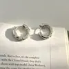 Pendientes KK de Láminas Doradas y Círculos Plateados, Tachuelas Sencillas para el Viaje Diario, Pendientes Nuevos de Estilo Caliente para Mujer, Pendientes de Lujo Ligero con Temperamento, Sensación de Alta Gama, Venta al por Mayor
