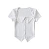 Estilo deseo puro Ropa de mujer Hot Girl verano moda camiseta de manga corta con cuello cuadrado diseño sexy con busto top corto ajustado