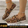 Nuevos zapatos planos de suela blanda 2026, estilo desierto, talla grande, inspiración étnica, modernos, estampado de leopardo, duraderos, ligeros y antideslizantes para mujer