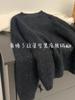 Recomendação da classe CHAO! Lindo ~ Lantejoulas Céu Estrelado Preto Alto Combinável Suéter de Veludo Guaxinim Feminino Macio Waxy Tricô Top